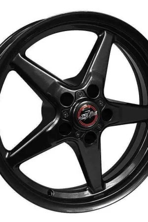 Big Sale Race Star 92 Drag Star Bracket Racer 17x10. 5x5.50BC 6.5BS Gloss Black Wheel