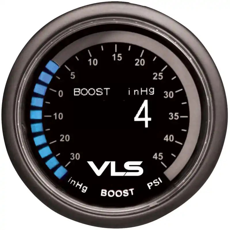 Revel VLS 52mm 30inHg-45PSI Digital OLED Boost Gauge Seasonal Sale
