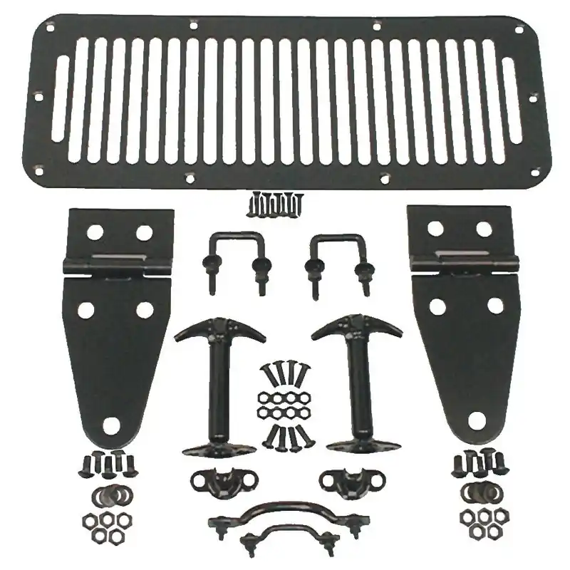 Flash Sale Rugged Ridge 78-95 Jeep CJ / Jeep Wrangler Black Hood Kit