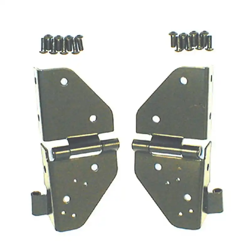 Rugged Ridge 76-86 Jeep CJ / 87-95 Jeep Wrangler YJ Black Windshield Hinges Best Price
