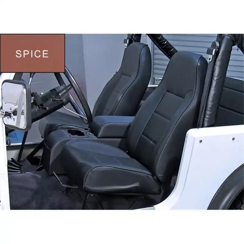 Special Discount Rugged Ridge High-Back Front Seat Non-Recline Spice 76-02 CJ&Wran