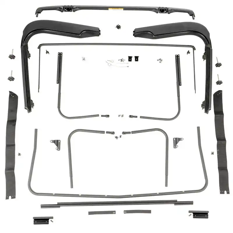 One Day Deal Rugged Ridge 97-06 Jeep Wrangler TJ Factory Soft Top Hardware