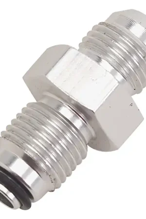 Russell Performance -6 AN (male to 11/16in-18 O-ring seal) Power Steering Adapter. Clear anodized Buy Online