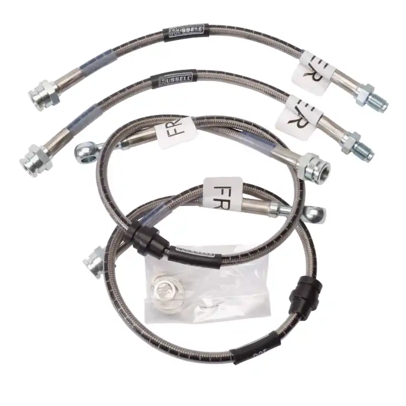 Russell Performance 95-99 Mitsubishi Eclipse 2WD & All Wheel Drive Brake Line Kit Wholesale