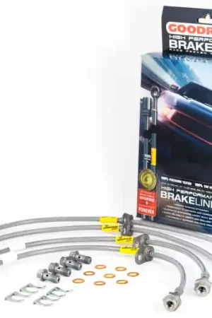 Goodridge 10-15 Chevrolet Camaro Stainless Steel Brake Line Kit Professional Grade