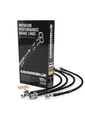 Next Day Delivery Goodridge 2016+ Ford Focus RS MK3 Phantom Stainless Steel Brake Lines