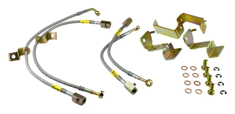Goodridge 05-14 Ford Mustang (w/ABS) Stainless Steel Brake Line Kit Buy Online
