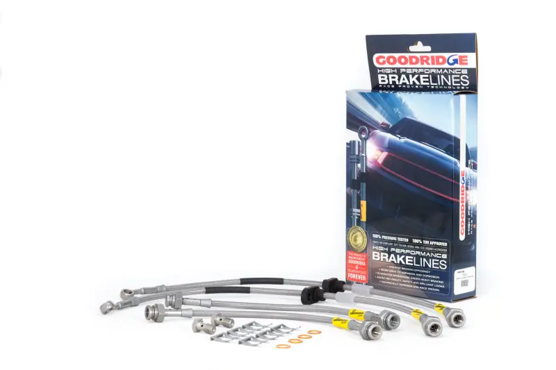 Goodridge 96-00 Honda Civic LX/EX w/ LG Front Rotors Brake Lines While Supplies Last