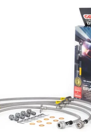 Goodridge 17-21 Honda Civic Hatchback Stainless Steel Brake Line Kit Money Back Guarantee