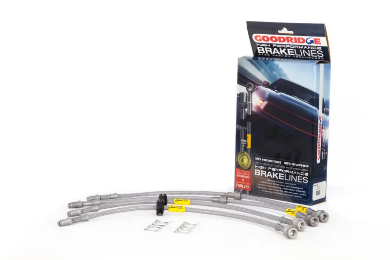 Handmade Goodridge 04-13 Mazda 3/Mazdaspeed3 Stainless Steel Brake Line Kit