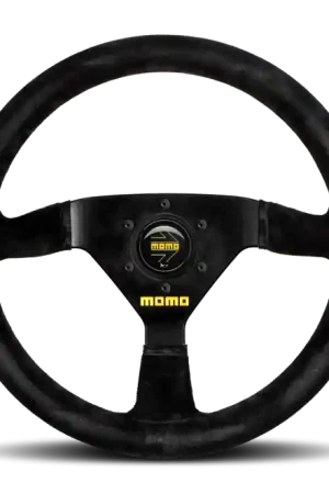Momo MOD69 Steering Wheel 350 mm - Black Suede/Black Spokes Original