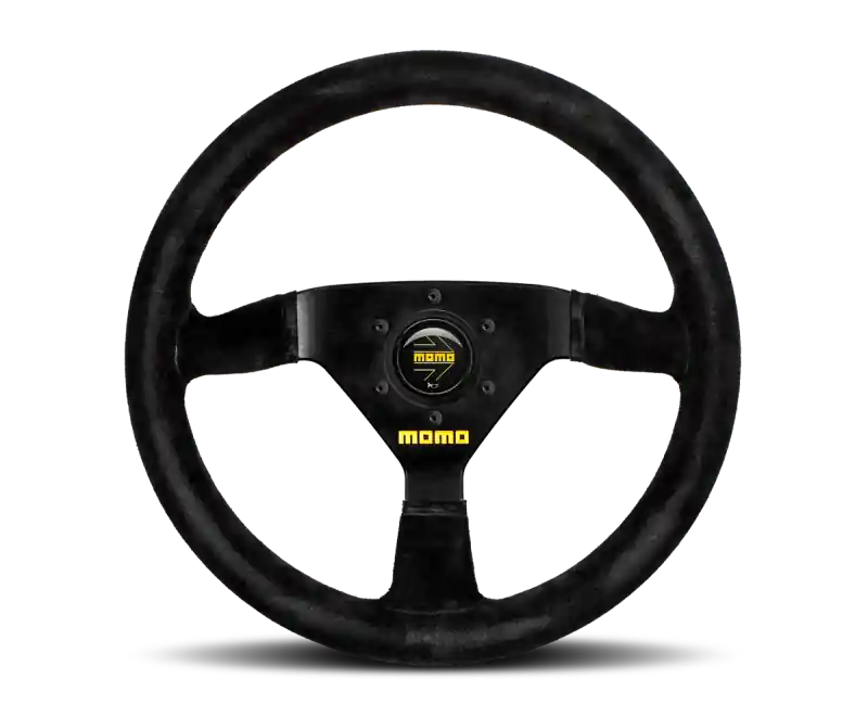Momo MOD69 Steering Wheel 350 mm - Black Suede/Black Spokes Original