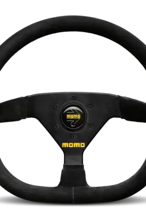 Special Discount Momo MOD88 Steering Wheel 320 mm - Black Suede/Black Spokes