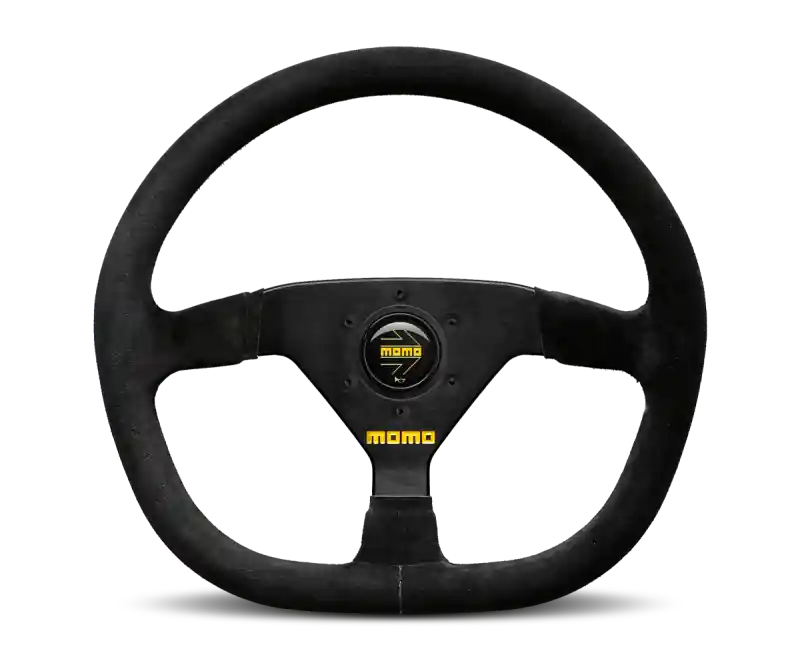 Special Discount Momo MOD88 Steering Wheel 320 mm - Black Suede/Black Spokes