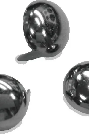 Direct From Manufacturer Mustang Studs 12.5mm (Bag of 20) - Chrome