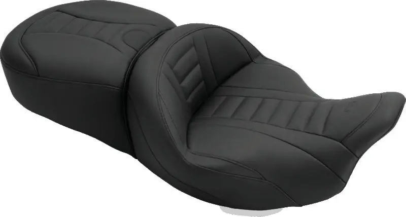 Best Seller Mustang 08-21 Harley Electra Glide, Rd Glide, Rd King, Str Glide Touring 1PC Seat Deluxe - Black