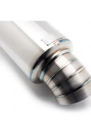 Best Price BLOX Racing 2.5 inch Universal Street Muffler - Turndown Tip