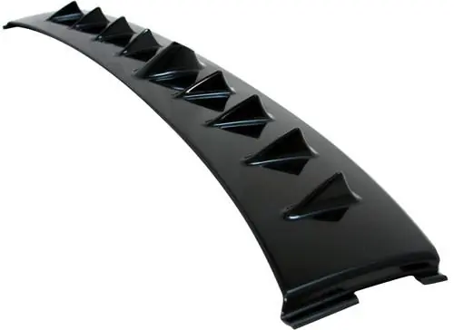 Bargain BLOX Racing Mitsubishi Evolution VIII IX Vortex Generator - ABS Black