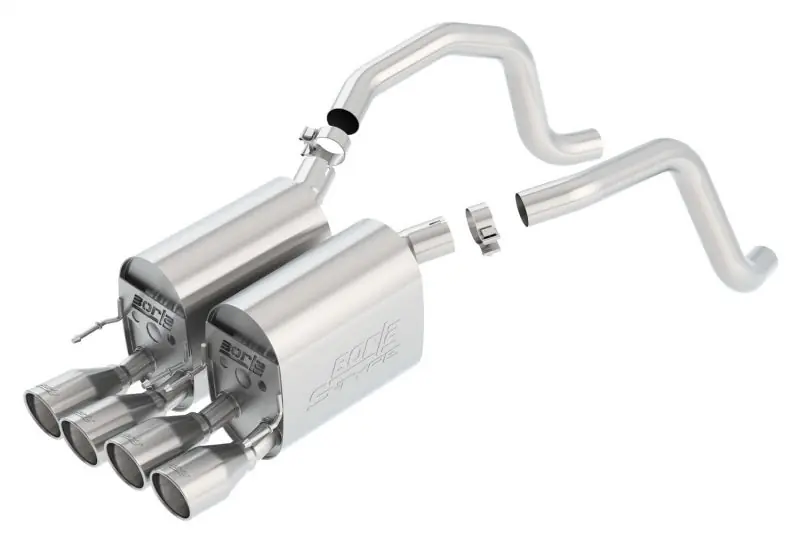 Borla 05-08 Corvette Coupe/Conv 6.0L/6.2L 8cyl AT/MT 6spd S-Type II SS Exhaust (rear section only) Discount