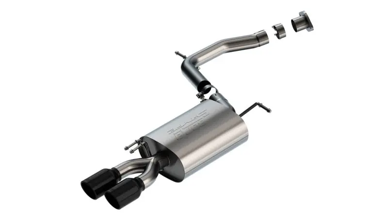 Borla 20-22 Hyundai Palisade/2023 Kia Telluride 3.8L V6 S-Type Axle-Back Exhaust w/ Black Chrome Tip Viral