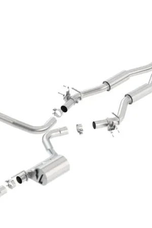 Borla 2015 Dodge Challenger SRT/392 Hemi 6.4L V8 S-TYPE Catback Exhaust w/ Valves Factory Bezel Bargain
