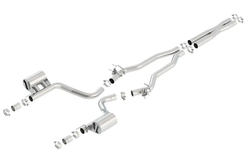 Borla 2015 Dodge Charger Hellcat 6.2L V8 ATAK Catback Exhaust w/ Valves No Tips Factory Valance Cheap