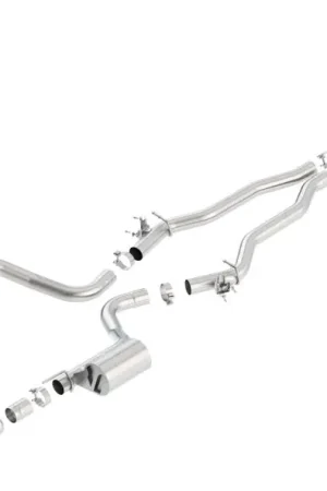 High Quality Borla 15-16 Dodge Charger Hellcat 6.2L V8 ATAK Catback Exhaust w/ Valves No Tips Factory Valance