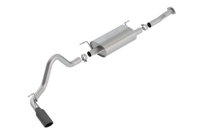 Hot Picks Borla 16-18 Toyota Tacoma 3.5L AT 4DR CC Short Bed S-Type SS Catback Exhaust - Black Chrome Tip