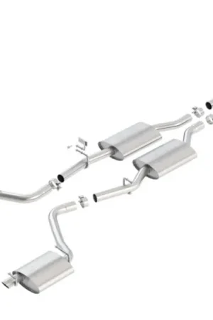 Borla 15-16 Dodge Charger 3.6L V6 ATAK Cat Back Exhaust (Uses Factory Valence) Best Seller