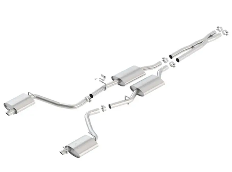 Borla 15-16 Dodge Charger 3.6L V6 ATAK Cat Back Exhaust (Uses Factory Valence) Best Seller