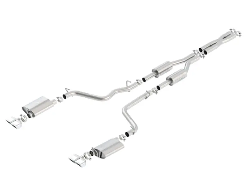 Trusted Brand Borla 09-14 Dodge Challenger R/T 5.7L RWD 2Dr. 2.5in. ATAK CB Exhaust - Dual Split Rear Exit