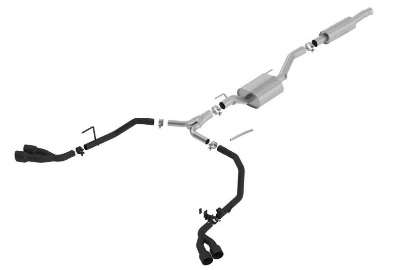Borla 2020 Jeep Gladiator JT 3.6L V6 AT/MT AWD 2.75-2in ATAK Catback Ceramic Blk Tailpipe & Tips Grab Now