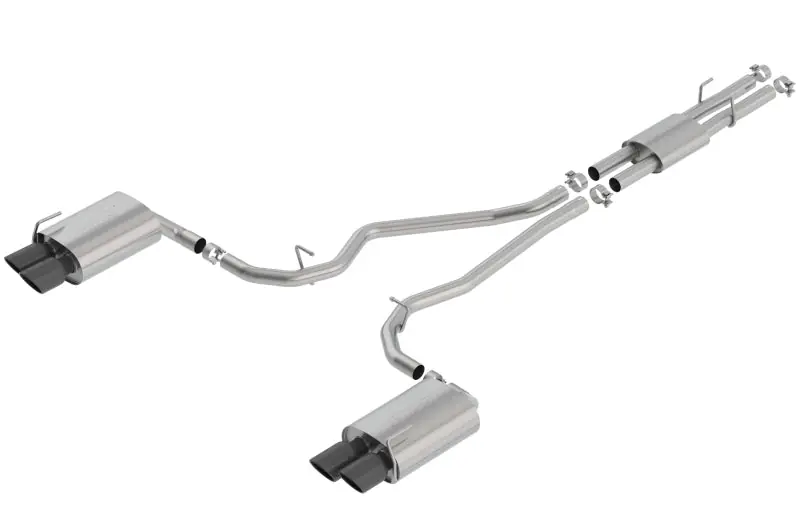 Borla 2020 Ford Explorer ST 3.0L V6 2.25in ATAK Exhaust - Black Chrome Tips New Release