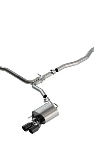 Best Choice Borla 18-20 Toyota Camry XSE 3.5in Tip Dual Split Rear Exit Cat Back S-Type Exhaust Black Chrome