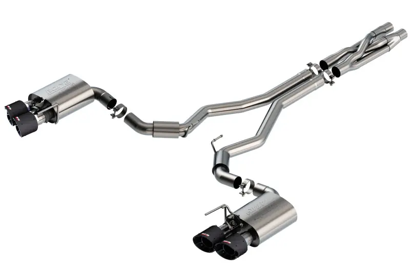 Sale Borla 2020 Ford GT500 5.2L AT 3in ATAK CatBack Exhaust w/ Carbon Fiber Tips