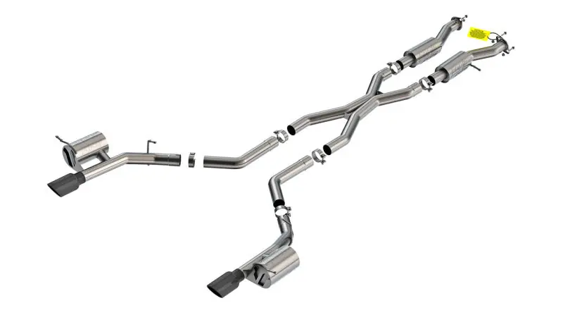Borla 2021+ Dodge Durango SRT Hellcat 6.2L V8 AWD ATAK Cat-Back Exhaust System - Black Chrome Tips Editor’s Pick