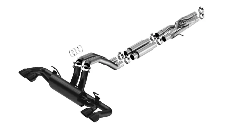 Borla 21-22 Jeep Wrangler Rubicon 392 6.4L V8 AT 4WD 4DR ATAK Cat-Back Exhaust - Coated Black Save Now