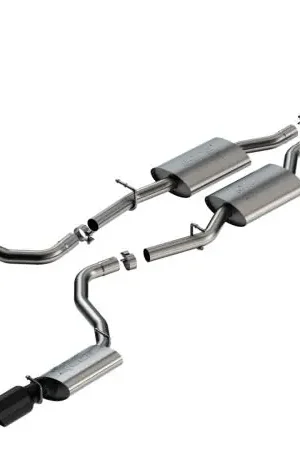 Borla 19-23 Dodge Charger GT 3.6L V6 RWD ATAK Catback Exhaust - Black Chrome Tips Mega Sale