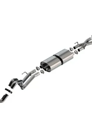 Borla 22-24 Toyota Tundra 3.4L V6 (Inc. Hyb.) Ext. Cab/STD Bed/145.7in WB ATAK Cat-Back - Blk Chrm Holiday Sale