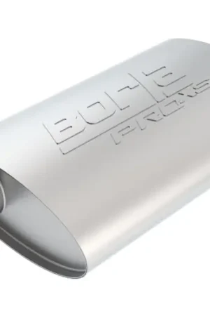 Latest Borla Universal Center/Offset Oval 2.5in In/Out 14in x  4.25in x 1.88in PRO-XS Muffler