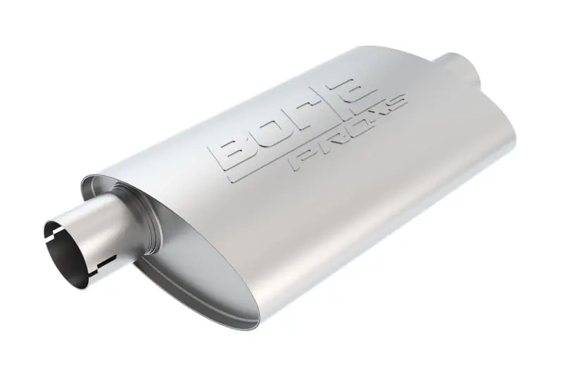 Latest Borla Universal Center/Offset Oval 2.5in In/Out 14in x 4.25in x 1.88in PRO-XS Muffler
