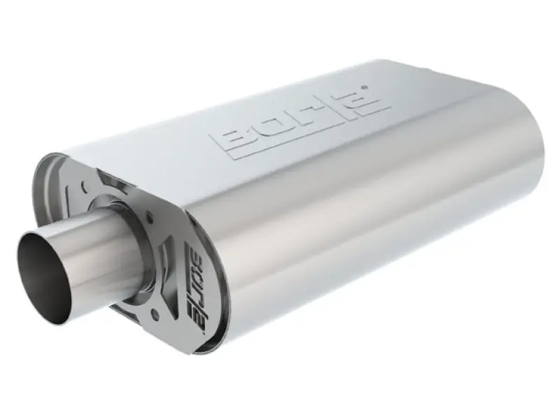 Borla CrateMuffler SBF 289/302 2.5 inch Offset/Center 14in x 4.35in x 9in Oval Muffler Limited Offer