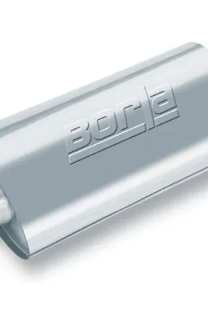 Top Rated Borla XR-1 Racing Sportsman 4in Inlet/Outlet Center/Center Oval Muffler-4.5in Diameter x 12in Length