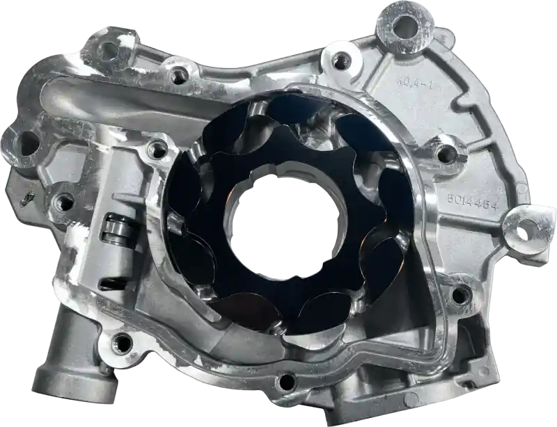 Boundary 2024+ Ford Coyote V8 Billet Gear Vane Ported Treated Oil Pump Assembly w/Billet Back Plate Hot Deal
