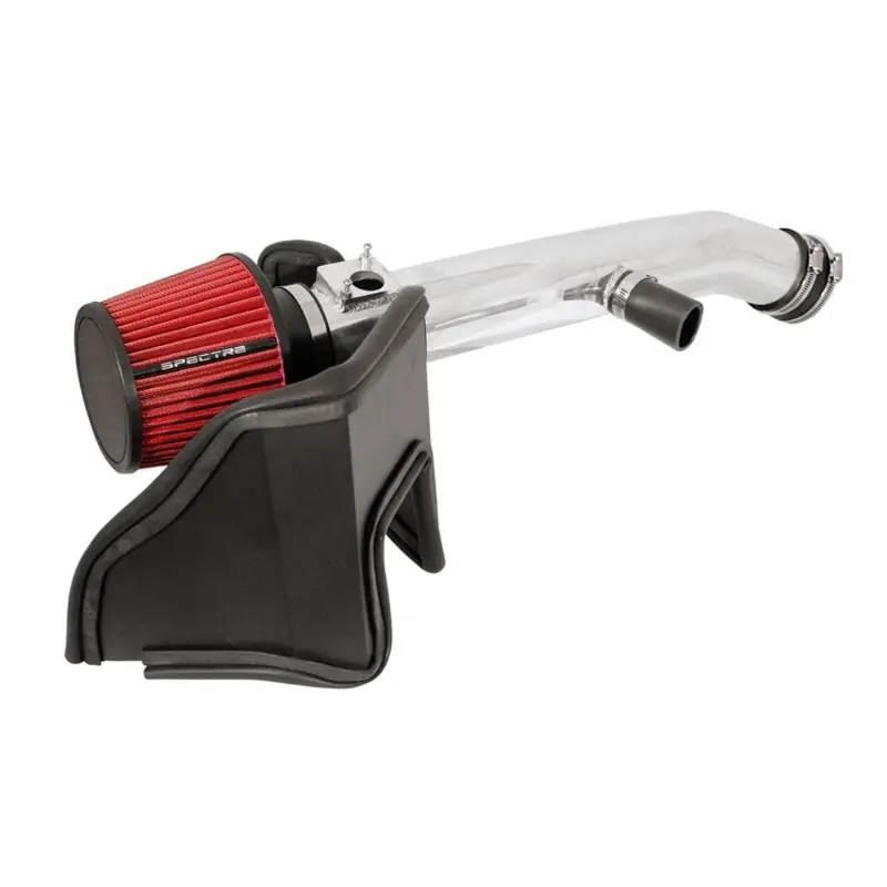 Weekend Sale Spectre 06-12 Lexus IS250/IS350 V6-2.5/3.5L F/I Air Intake Kit - Polished w/Red Filter