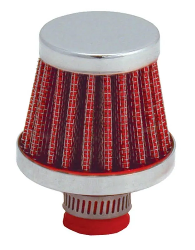 Exclusive Offer Spectre Breather Filter 10mm Flange / 2in. OD / 1-3/4in. Height - Red