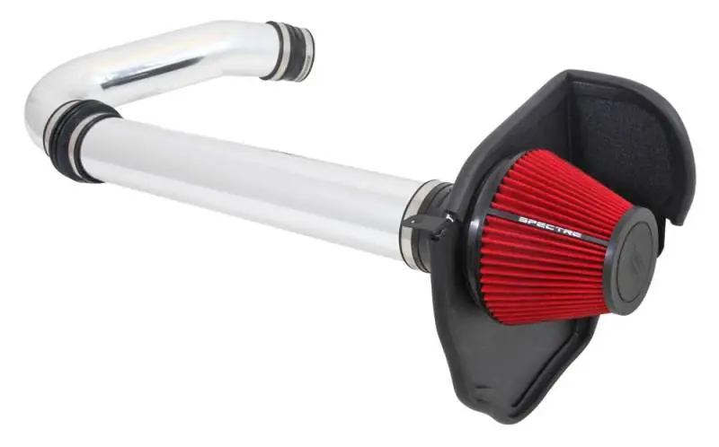 Factory Price Spectre 11-17 Challenger/Charger 3.6L Air Intake Kit - Polished w/Red Filter