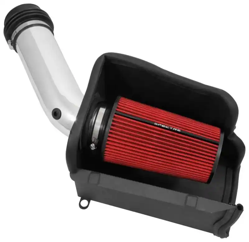 Spectre 94-97 Ford SD 7.3L DSL Air Intake Kit - Polished w/Red Filter Secure Checkout