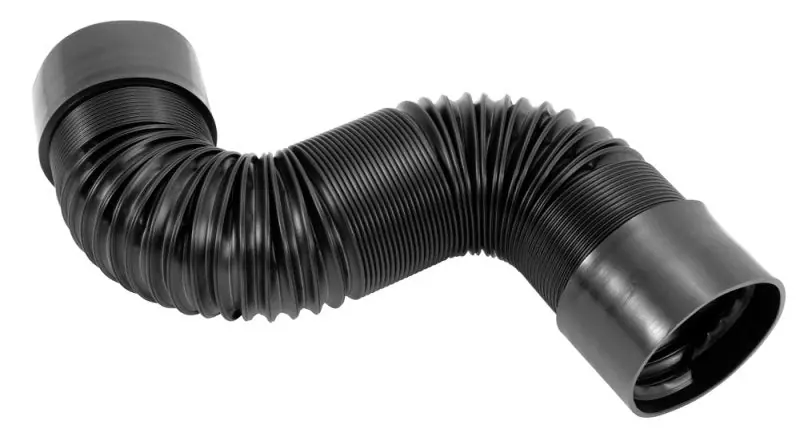 Free Shipping Spectre Air Duct Hose Kit 4in. OD (41in. Ducting / 2 Threaded PVC Couplers) - Black