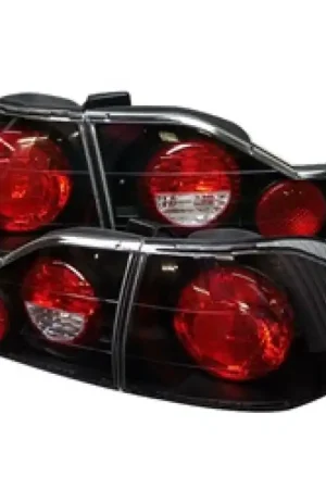 Spyder Honda Accord 98-00 4Dr Euro Style Tail Lights Black ALT-YD-HA98-BK Free Returns